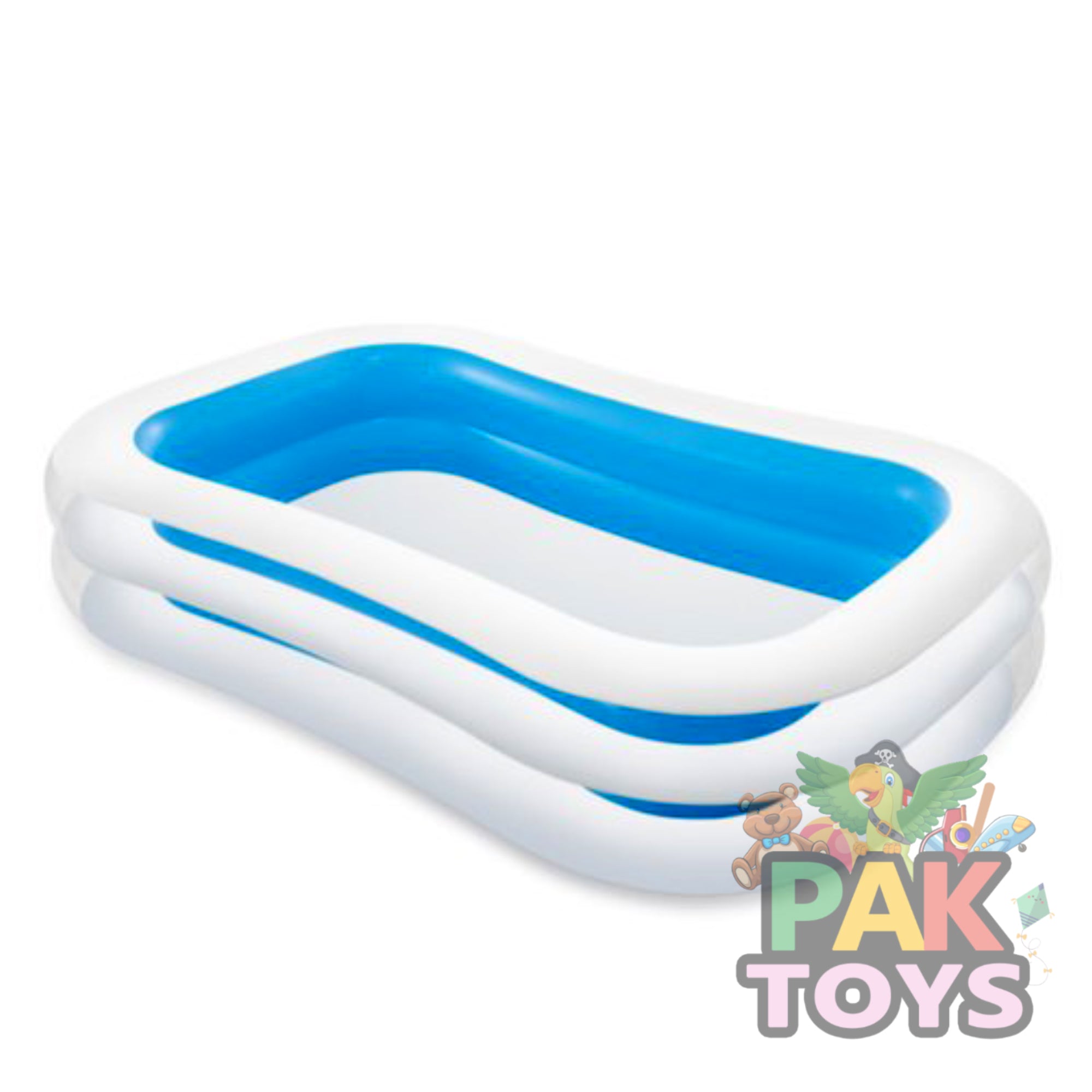 Intex 56483 Swim Center Inflatable Family Swimming Pool 103" L x 69" W x 22" H