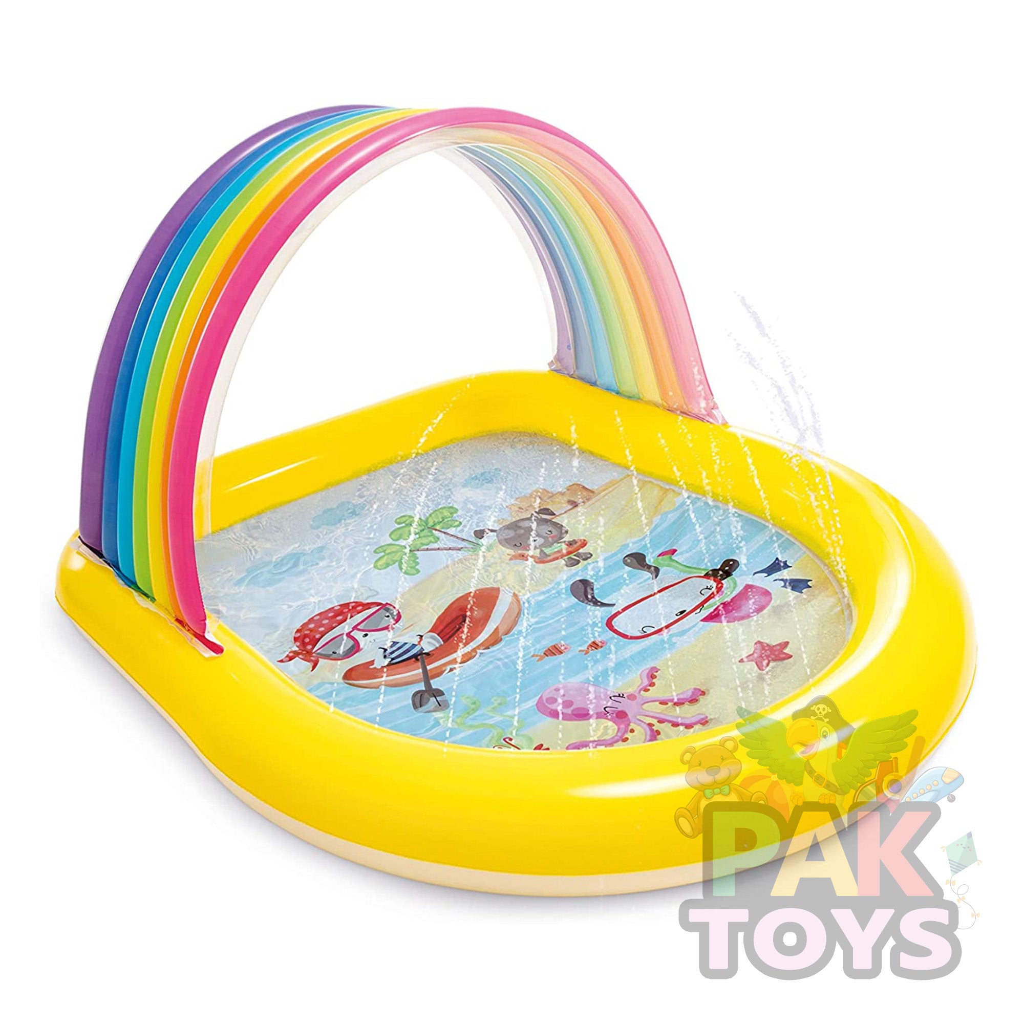 Intex 57156 inflatable rainbow arch pool, 130 x 170 x 86 centimeters - 58*51*34 INCH