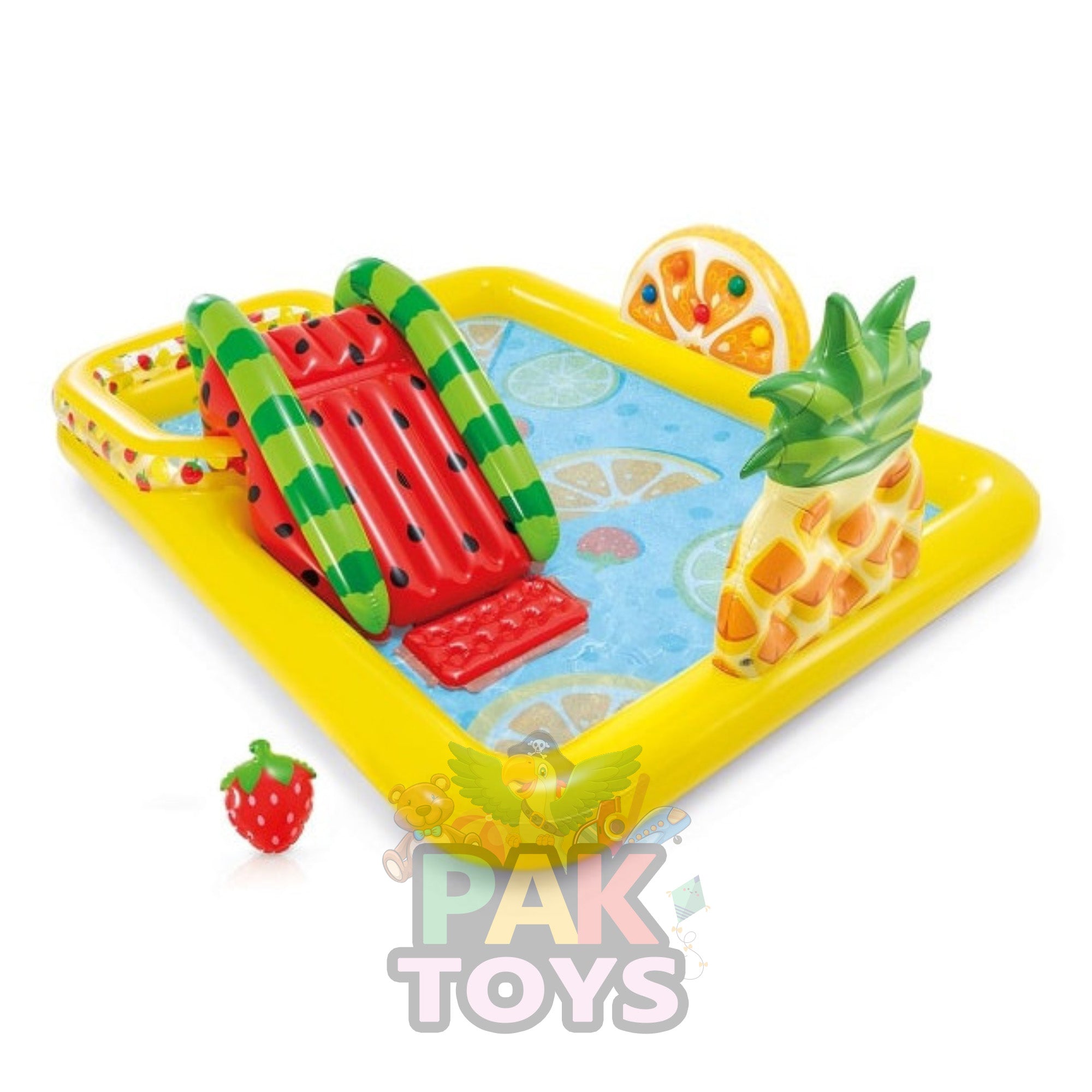 Intex 57158 Fun fruity play center swimming pool outdoor 8 x 6.2 x 2.9 feet