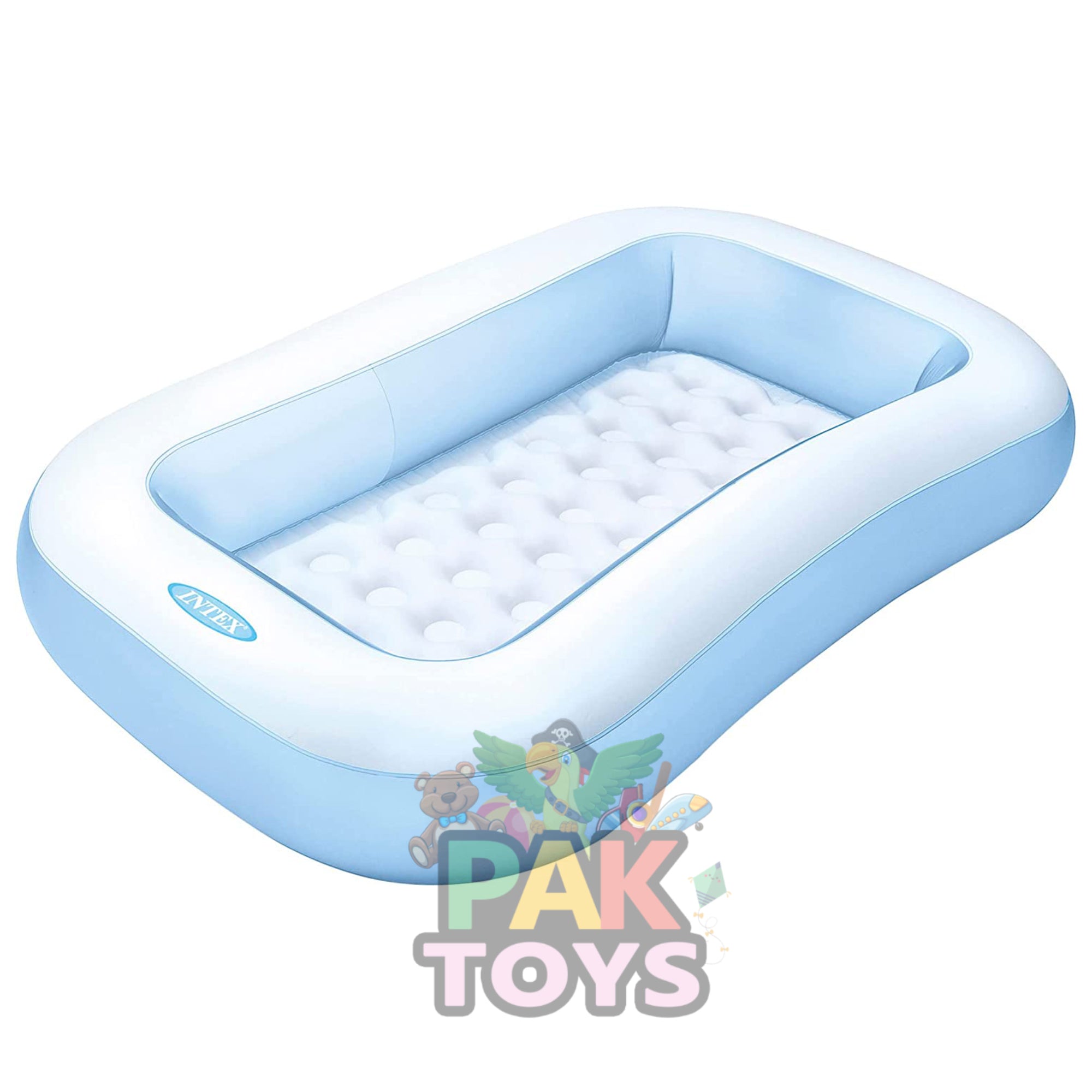 Intex 57403 Rectangular Inflatable Baby Pool 65.5" L x 39.5" W x 11" H