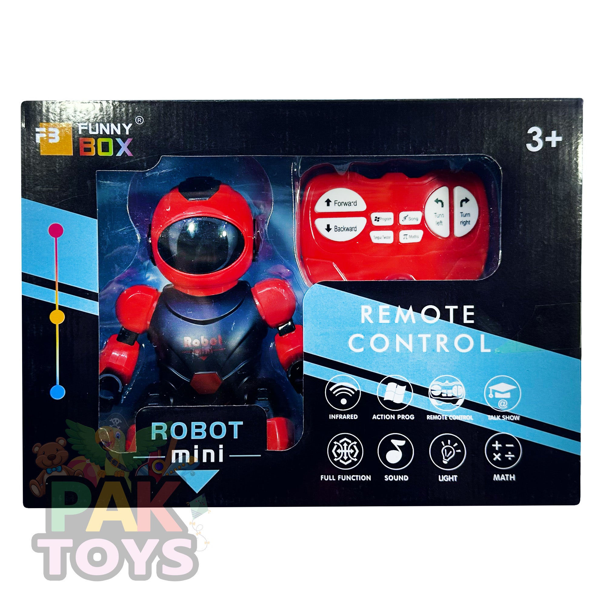 Mini Remote Control Talking Educational and Music Robot