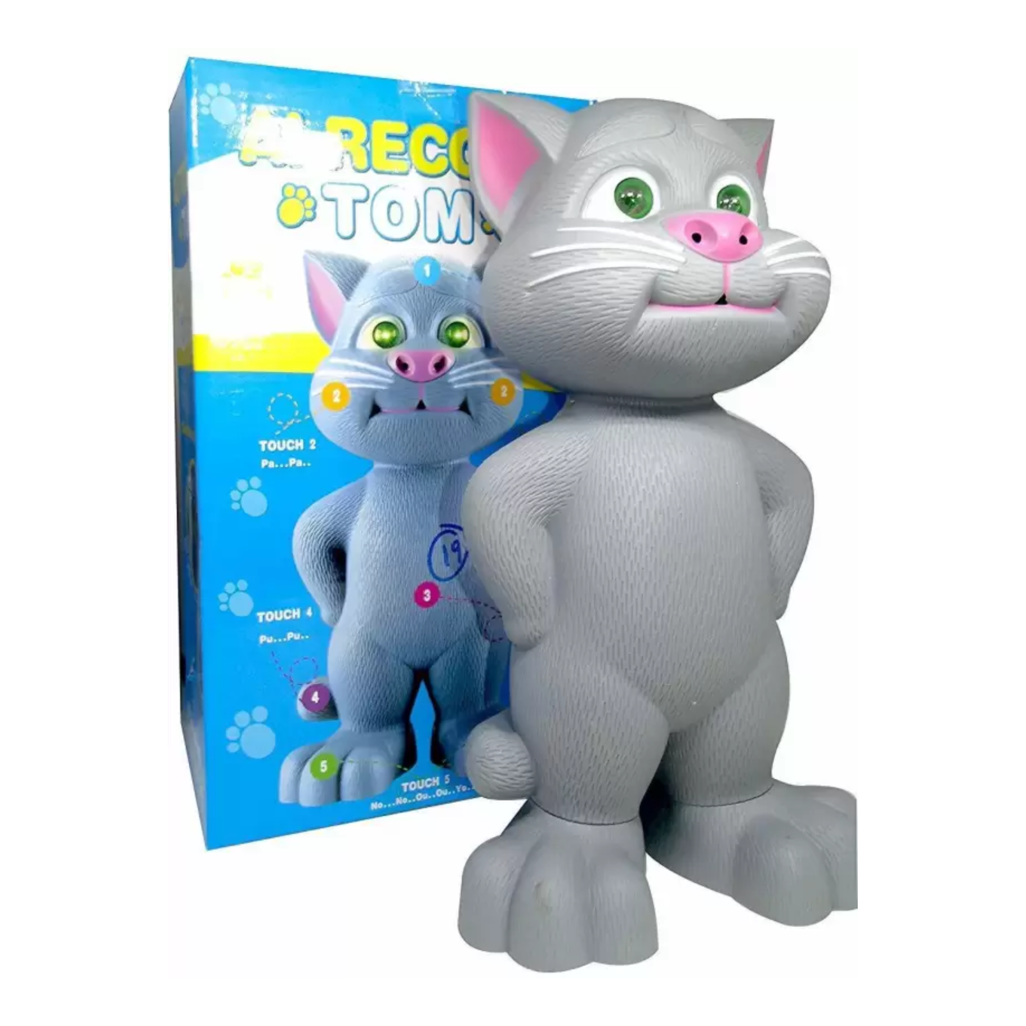 Glorious Talking TOM Cat Model LX-175 (Grey Color)